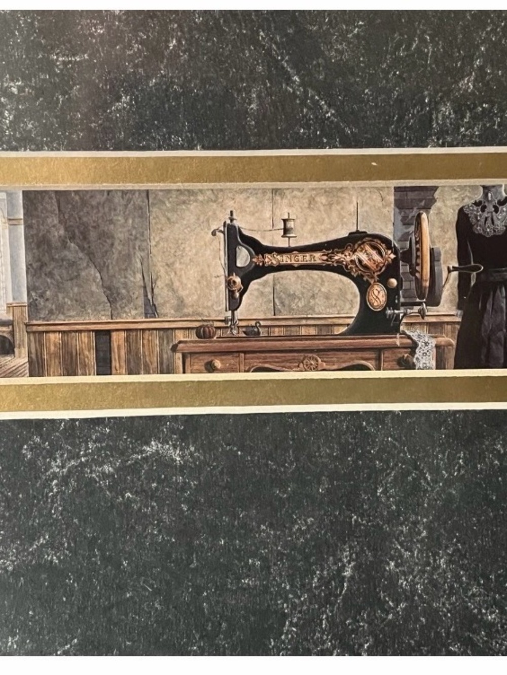 Sewing Print Wall Decor
“Stitch in Time”
Roxanne Langley Print
c1990s - Picture 4 of 6